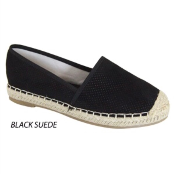 SYDNEY☀️ slip on espadrille sneakers black tan - Picture 2 of 4